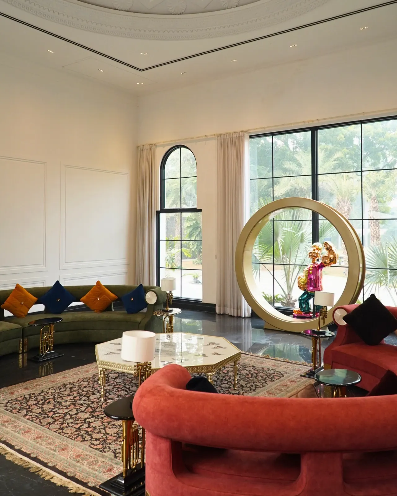 South Delhi Farmhouse — The White Bungalow — Living Area, photo 3 of 43