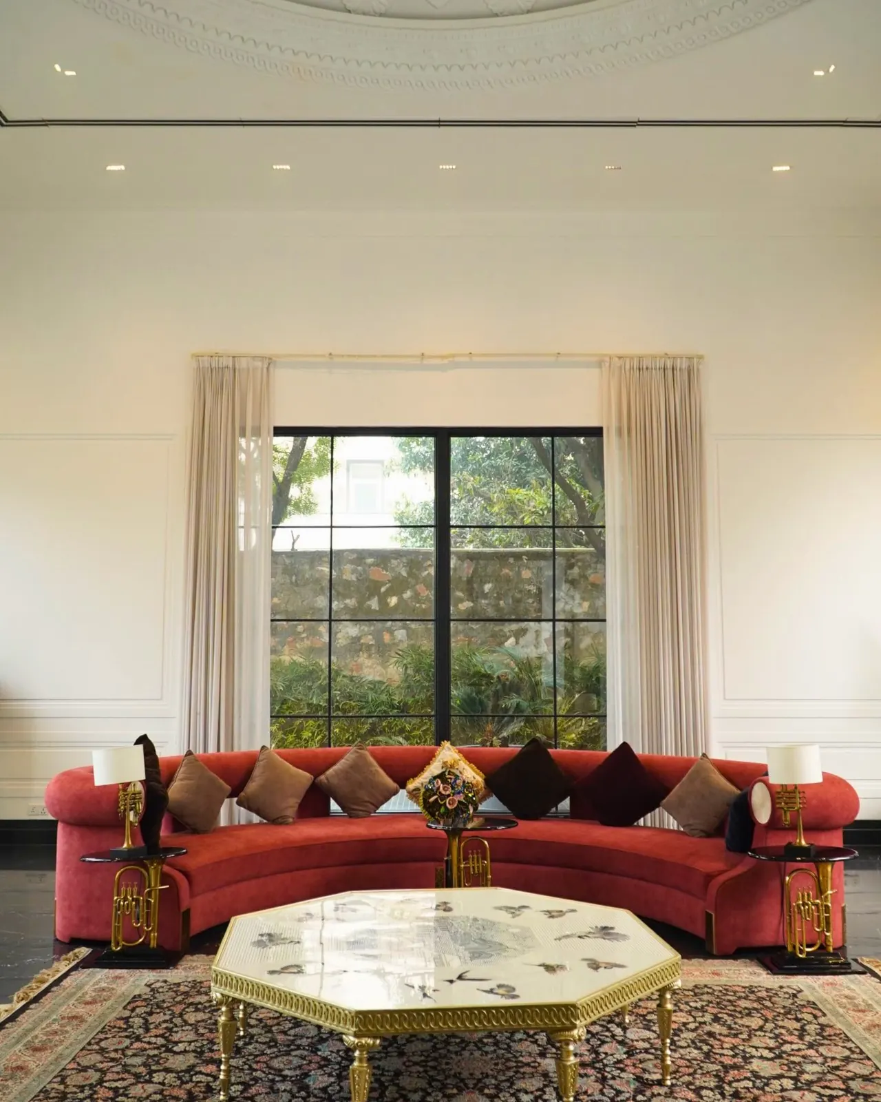 South Delhi Farmhouse — The White Bungalow — Living Area, photo 4 of 43