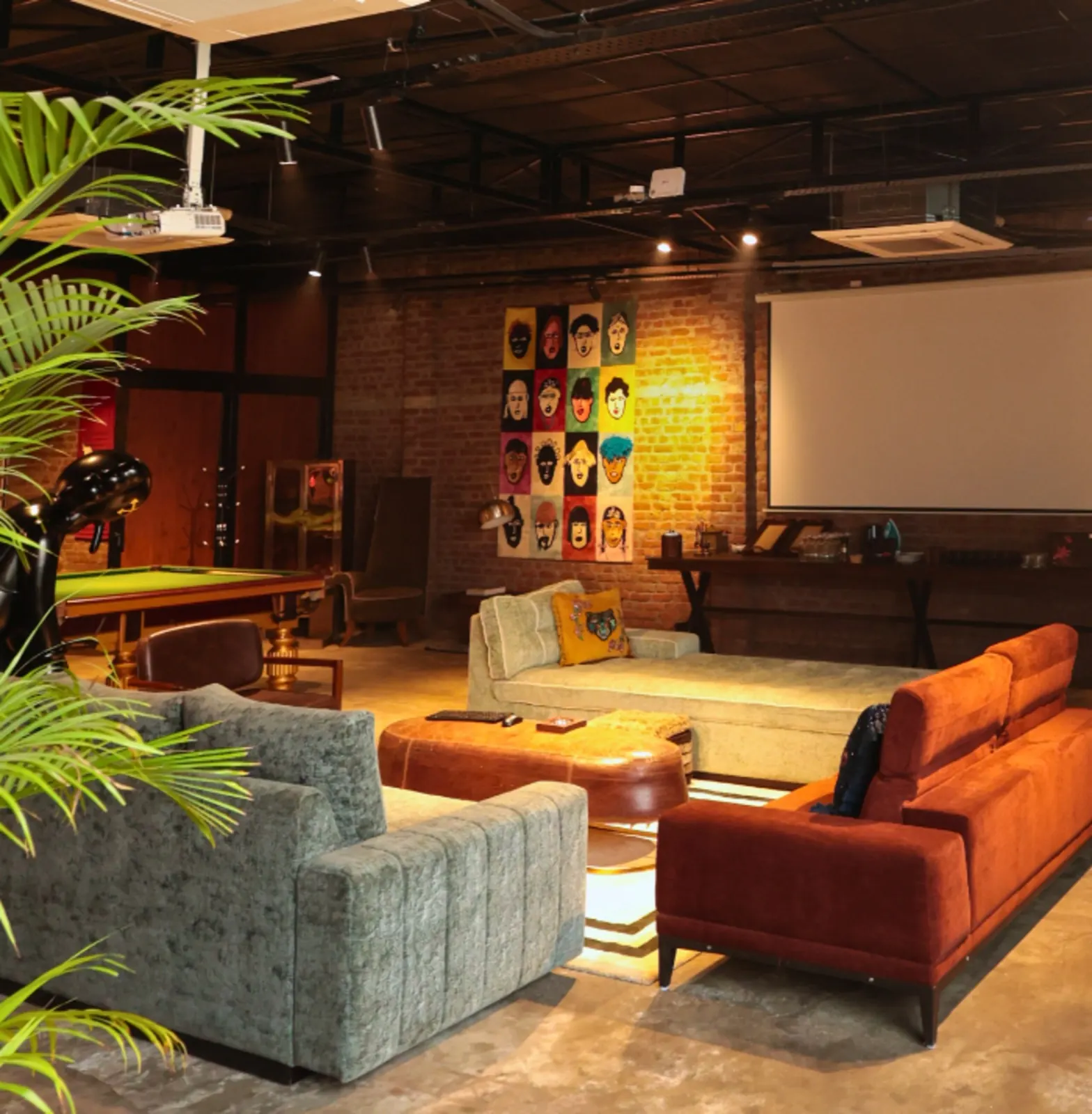 Gurugram — Villa with Indoor Plunge Pool — Living Area, photo 4 of 29