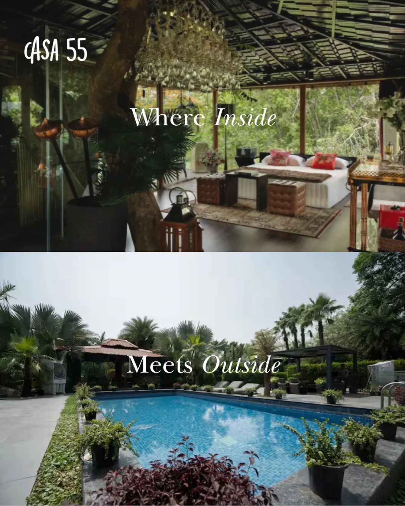 Where inside meets outside — South Delhi farmhouse